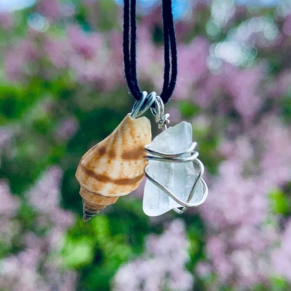 Jewelry - Salty Sea Seaglass Charm Necklace